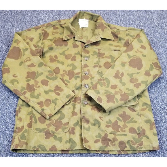 Vintage Penny's Foremost Camo Shirt Men's L Hunting Button Up Fall Pattern LS - Picture 1 of 12